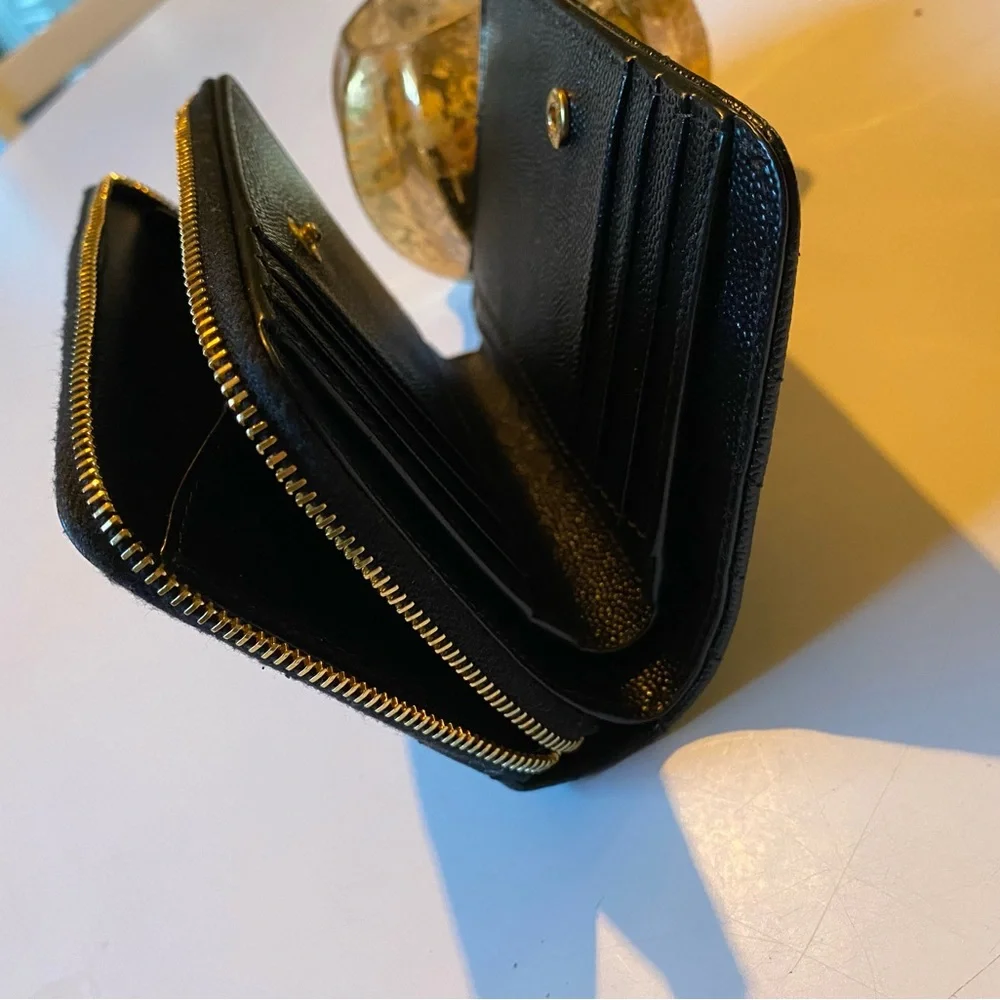 YSL Quilted Bifold Compact Wallet - Picture 9 of 11